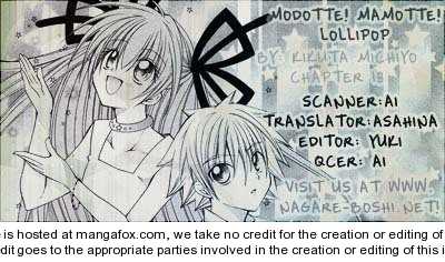 Modotte! Mamotte! Lollipop! 18: Great Plan Happy Wedding at MangaFox.me