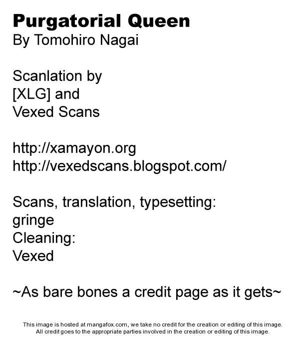 Purgatorial Queen 1: Oneshot at MangaFox.me