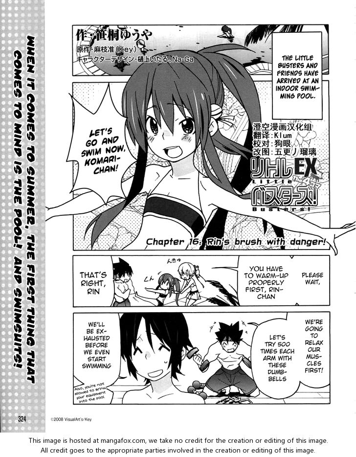 Little Busters! EX the 4-Koma 16: Rin's Brush with Danger! at MangaFox.me